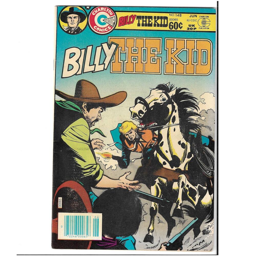 Vintage Comic Book Billy the Kid 1982